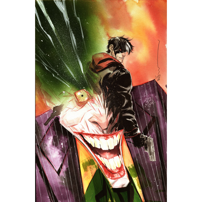 DC K.O. RED HOOD VS REDACTED 1 (ONE SHOT) CVR B DUSTIN NGUYEN CARD STOCK VAR