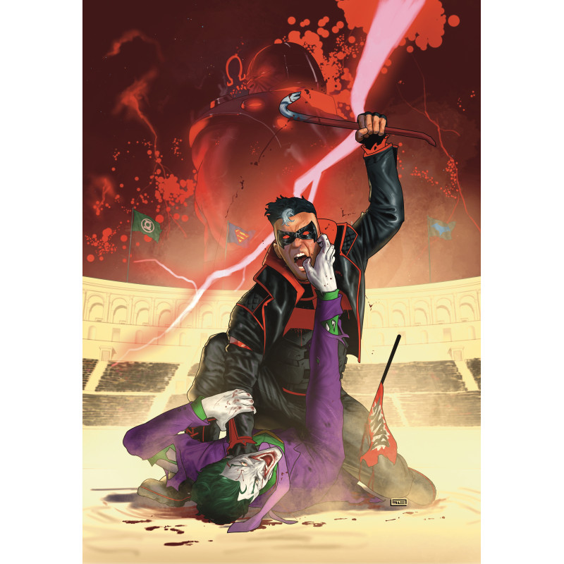 DC K.O. RED HOOD VS REDACTED 1 (ONE SHOT) CVR E TAURIN CLARKE CARD STOCK VAR