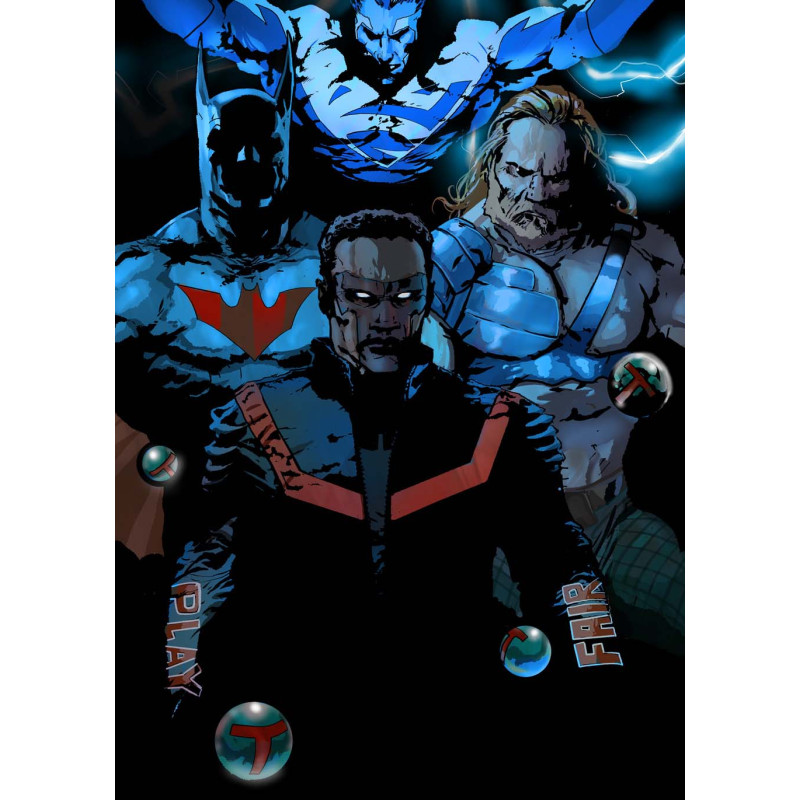 JUSTICE LEAGUE UNLIMITED 14 CVR E STEVAN SUBIC GLOW-IN-THE-DARK VAR (DC K.O.)