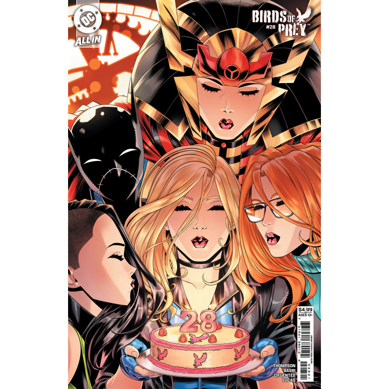 BIRDS OF PREY 28 CVR C SERG ACUNA CARD STOCK VAR