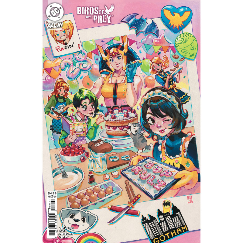 BIRDS OF PREY 28 CVR D RIAN GONZALES CARD STOCK VAR