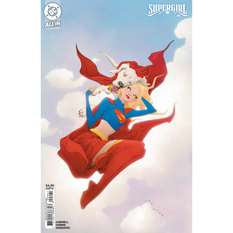 SUPERGIRL 8 CVR B JAE LEE CARD STOCK VAR
