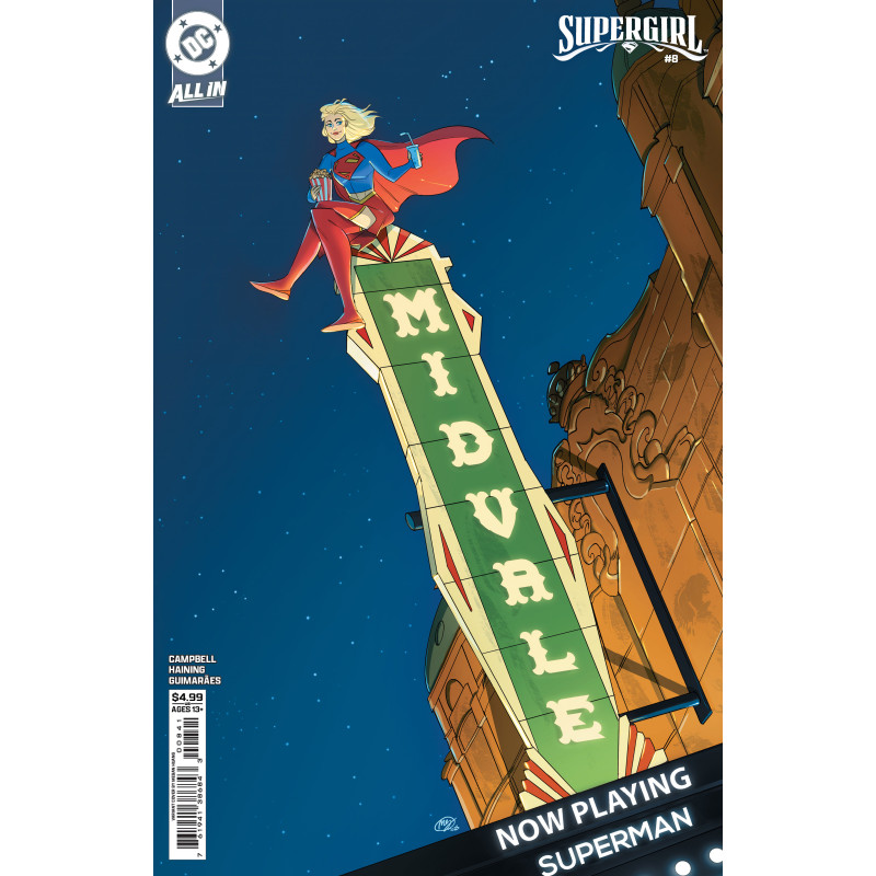 SUPERGIRL 8 CVR D MEGAN HUANG CARD STOCK VAR