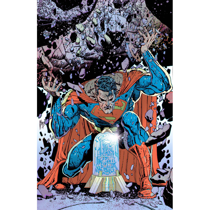 SUPERMAN UNLIMITED 8 CVR B GUILLEM MARCH CARD STOCK VAR