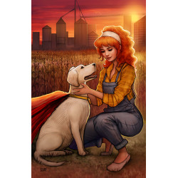 SUPERMAN UNLIMITED 8 CVR C NATHAN SZERDY CARD STOCK VAR