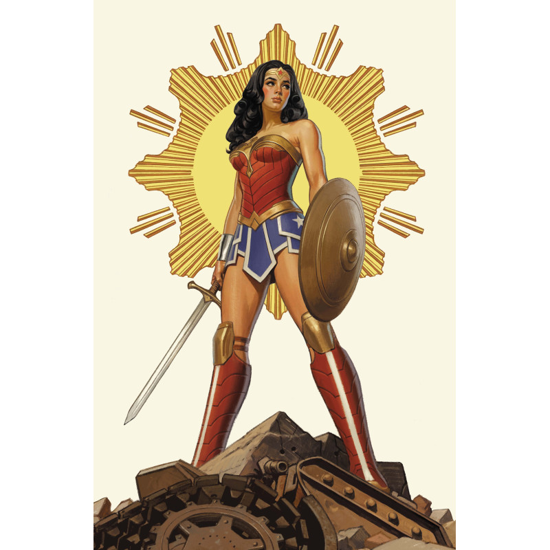 WONDER WOMAN 28 CVR D GREG SMALLWOOD CARD STOCK VAR