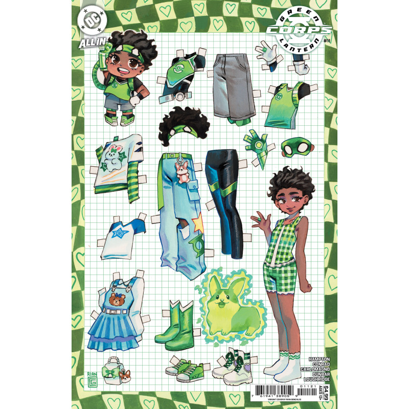 GREEN LANTERN CORPS 11 CVR B RIAN GONZALES CARD STOCK VAR