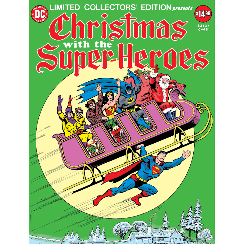 LIMITED COLLECTORS EDITION 43 CHRISTMAS WITH THE SUPER-HEROES FACSIMILE EDITION CVR B CURT SWAN FOIL VAR