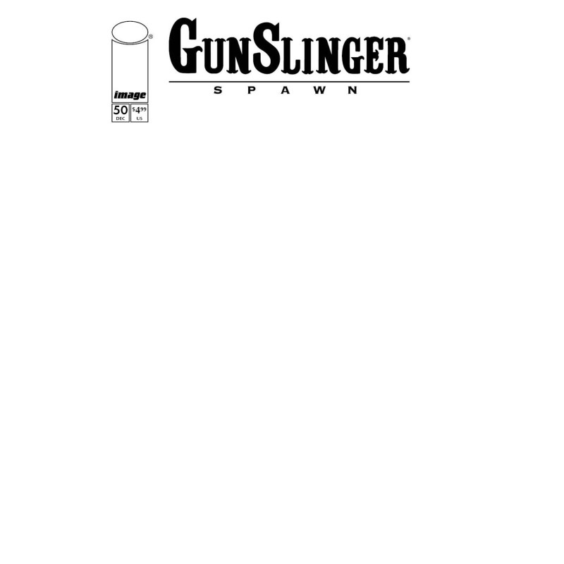 GUNSLINGER SPAWN 50 CVR D BLANK SKETCH VAR