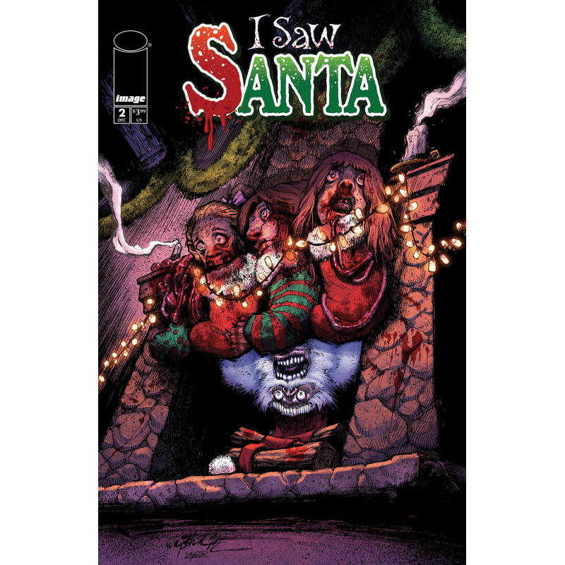 I SAW SANTA A SPAWN UNIVERSE CHRISTMAS STORY 2 (OF 2) CVR B JONATHAN WAYSHAK VAR