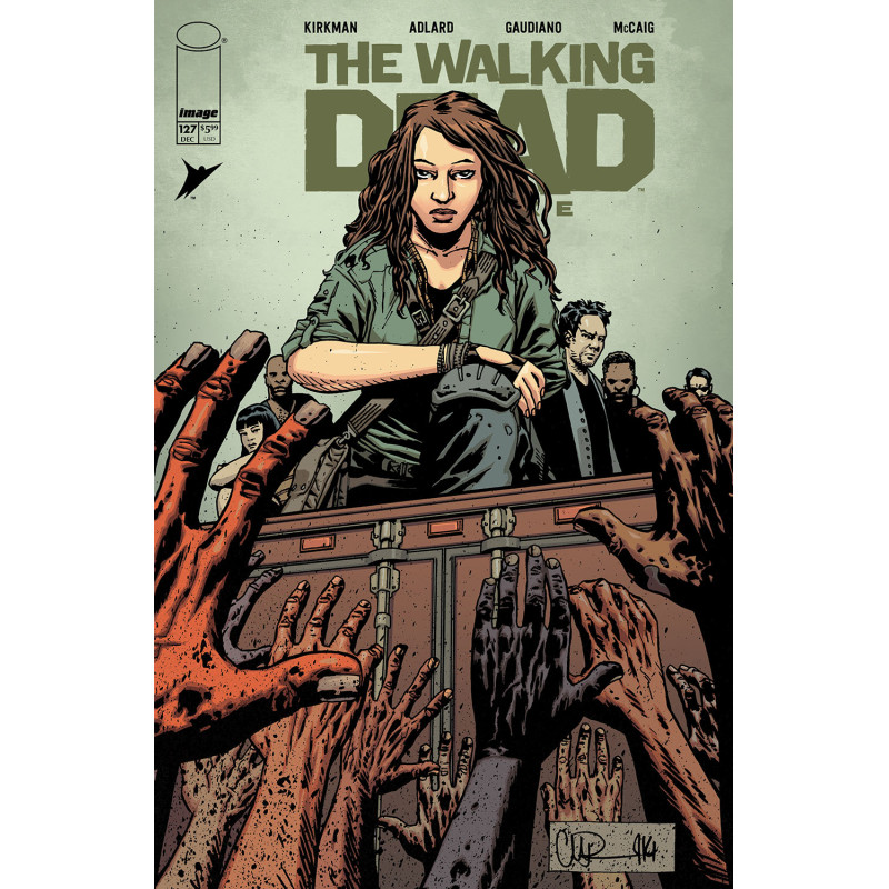 WALKING DEAD DELUXE 127 CVR B CHARLIE ADLARD & DAVE MCCAIG VAR (MR)