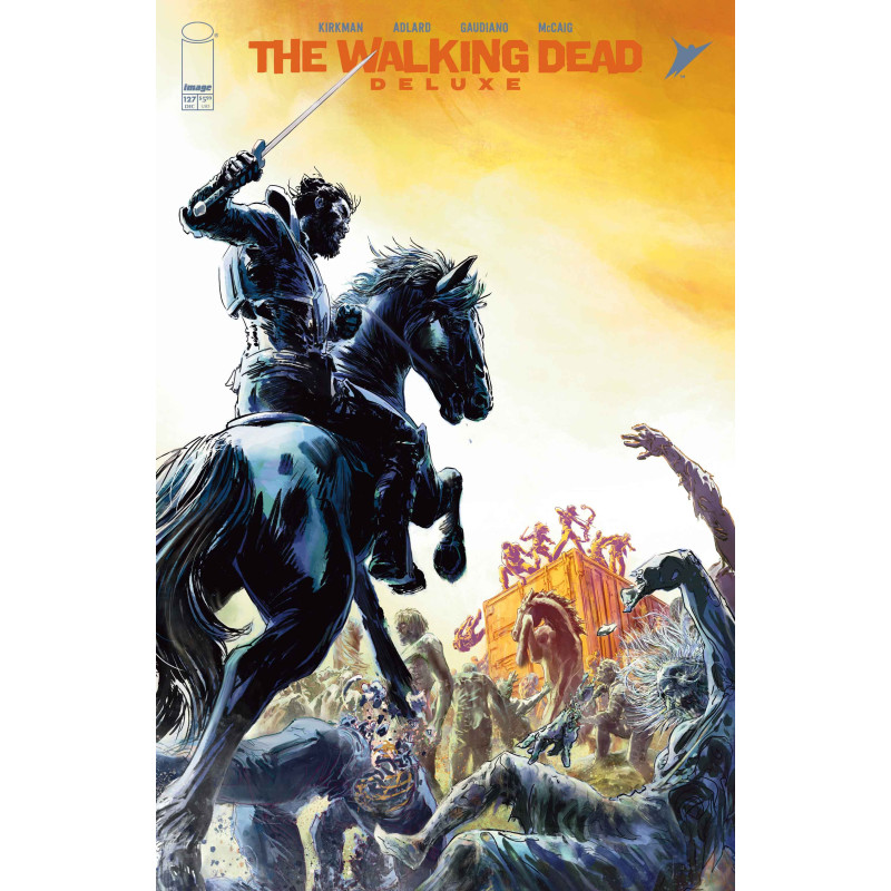 WALKING DEAD DELUXE 127 CVR C STEFFANO GAUDIANO CONNECTING VAR (MR)