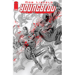 YOUNGBLOOD 2 CVR E ROB LIEFELD MANGA B&W EDITION VAR (MR)