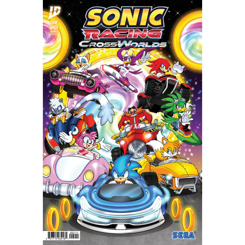SONIC THE HEDGEHOG: SONIC RACING CROSSWORLDS CVR B RIK MACK VAR