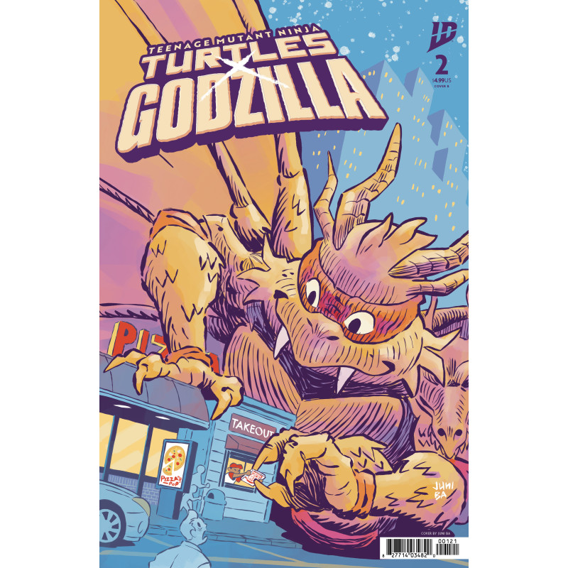 TEENAGE MUTANT NINJA TURTLES X GODZILLA 2 CVR B JUNI BA VAR