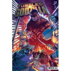 TEENAGE MUTANT NINJA TURTLES X GODZILLA 2 CVR C MATEUS SANTOLOUCO VAR