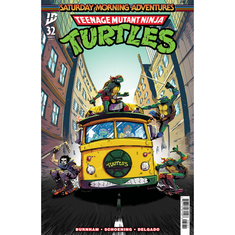 TEENAGE MUTANT NINJA TURTLES: SATURDAY MORNING ADVENTURES 32 CVR C LOUIE JOYCE VAR