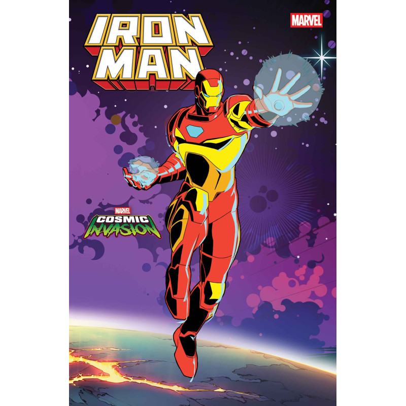IRON MAN 1 CVR H MARVEL COSMIC INVASION VAR