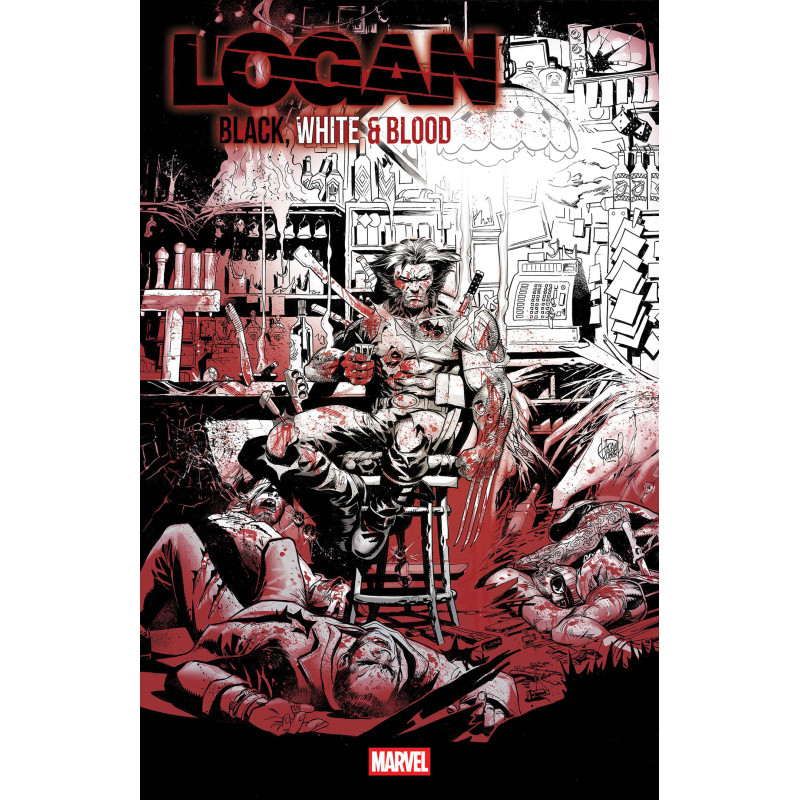LOGAN: BLACK, WHITE & BLOOD 1 CVR B ADAM KUBERT VAR