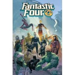 FANTASTIC FOUR BY DAN SLOTT OMNIBUS HC VOL 01 CVR A ESAD RIBIC