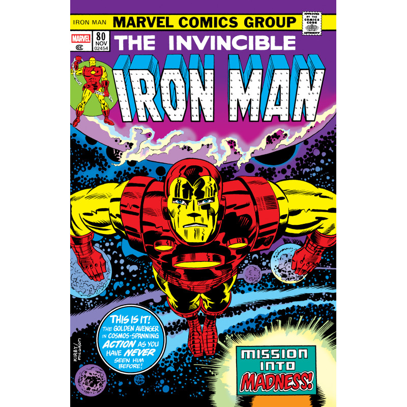 THE INVINCIBLE IRON MAN OMNIBUS HC VOL 04 CVR B JACK KIRBY DIRECT MARKET COVER
