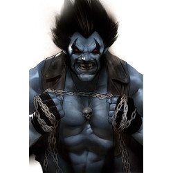 DC K.O. 3 (OF 5) CVR H BEN OLIVER FACE-OFF CARD STOCK VAR