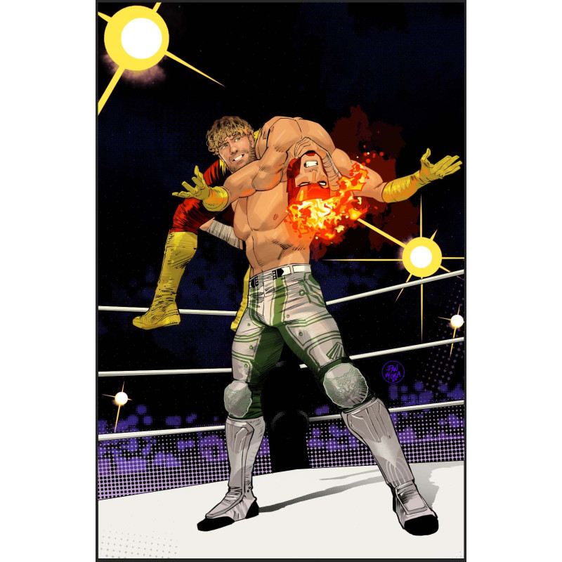 DC K.O. 3 (OF 5) CVR I DAN MORA AEW CAMEO CARD STOCK VAR