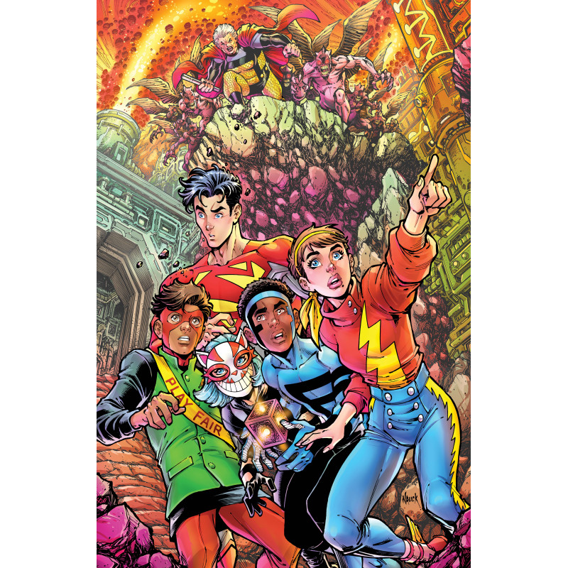 DC K.O. THE KIDS ARE ALL FIGHT SPECIAL 1 (ONE-SHOT) CVR D TODD NAUCK CARD STOCK VAR
