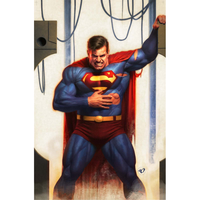 SUPERMAN 34 CVR D ARIEL OLIVETTI CARD STOCK VAR (DC K.O.)