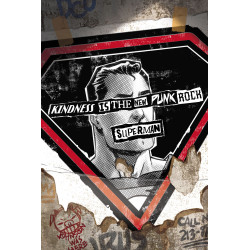 SUPERMAN 34 CVR F DAVE JOHNSON PUNK ROCK CARD STOCK VAR (DC K.O.)