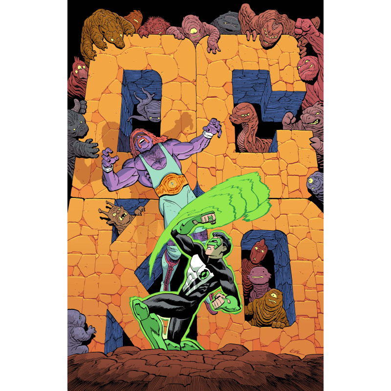 DC K.O. GREEN LANTERN GALACTIC SLAM 1 (ONE-SHOT) CVR C ETHAN YOUNG CARD STOCK VAR