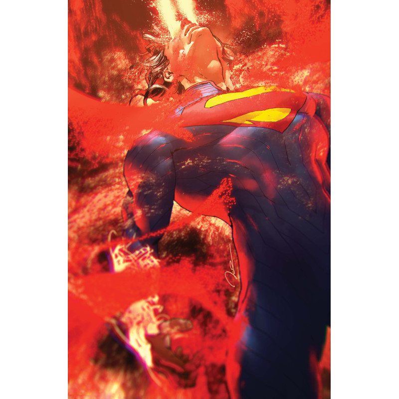 ABSOLUTE SUPERMAN 15 CVR B GERALD PAREL CARD STOCK VAR