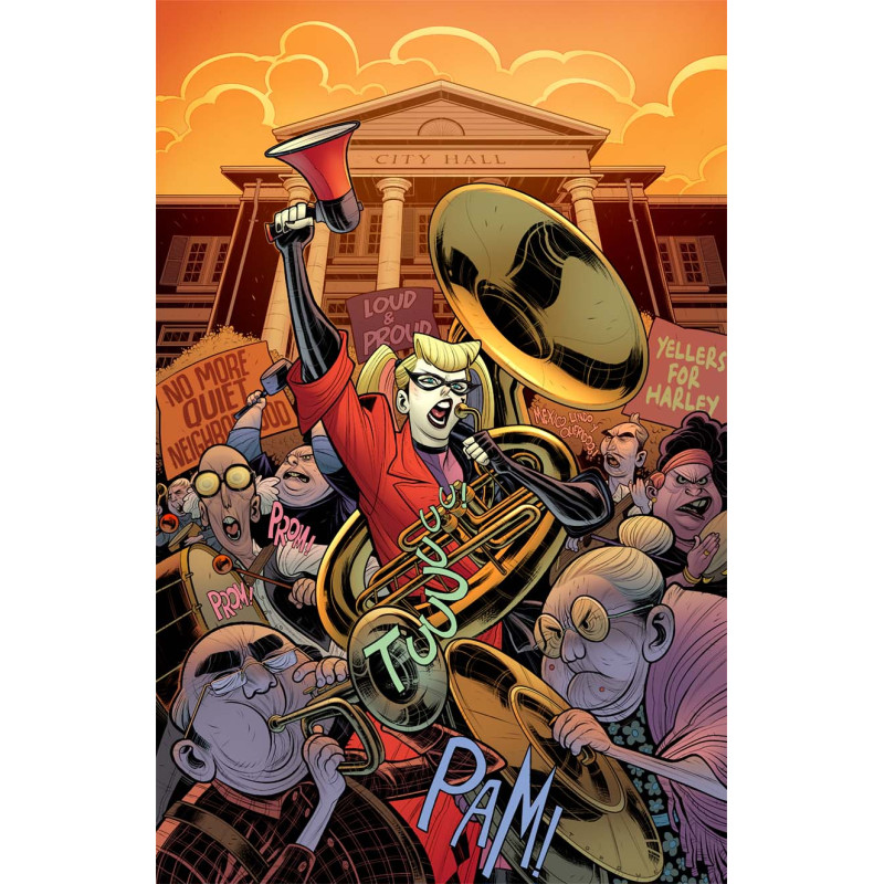 HARLEY QUINN 58 CVR D ELIZABETH TORQUE CARD STOCK VAR