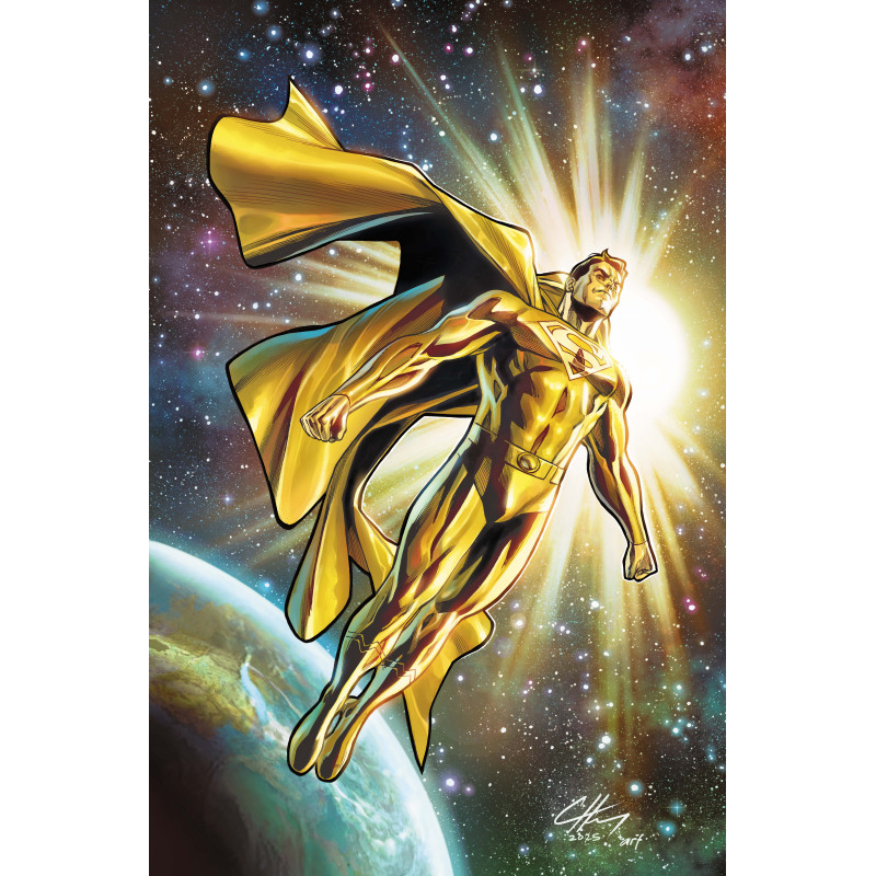 SUPERMAN UNLIMITED 9 CVR E CLAYTON HENRY CARD STOCK VAR