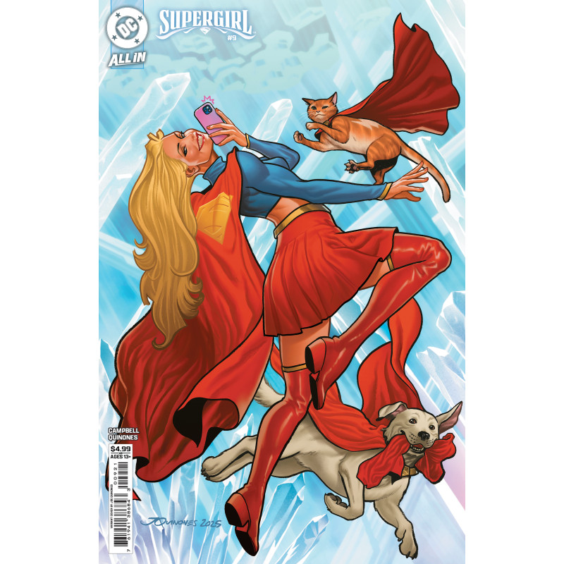 SUPERGIRL 9 CVR C JOE QUINONES CARD STOCK VAR