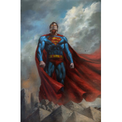ADVENTURES OF SUPERMAN BOOK OF EL 5 (OF 12) CVR C LUCIO PARRILLO CARD STOCK VAR