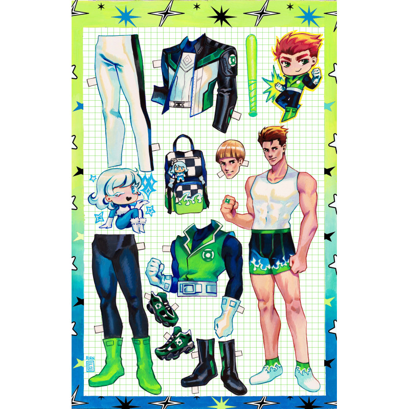 GREEN LANTERN CORPS 12 CVR B RIAN GONZALES CARD STOCK VAR