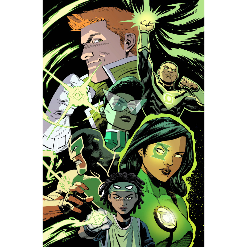 GREEN LANTERN CORPS 12 CVR D ETHAN YOUNG CARD STOCK VAR