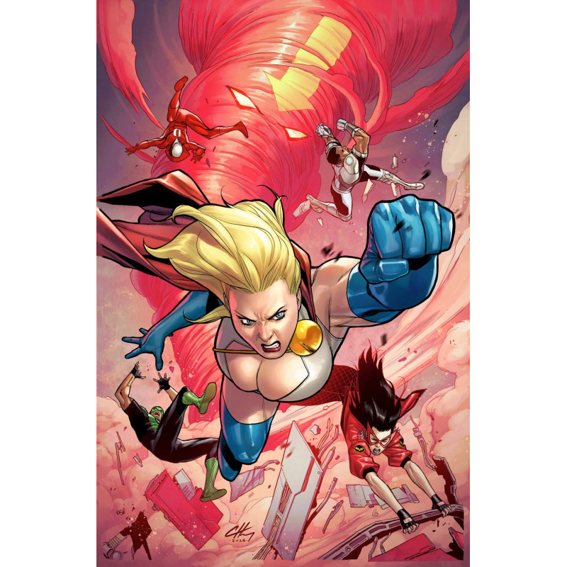 JUSTICE LEAGUE RED 6 (OF 6) CVR A CLAYTON HENRY