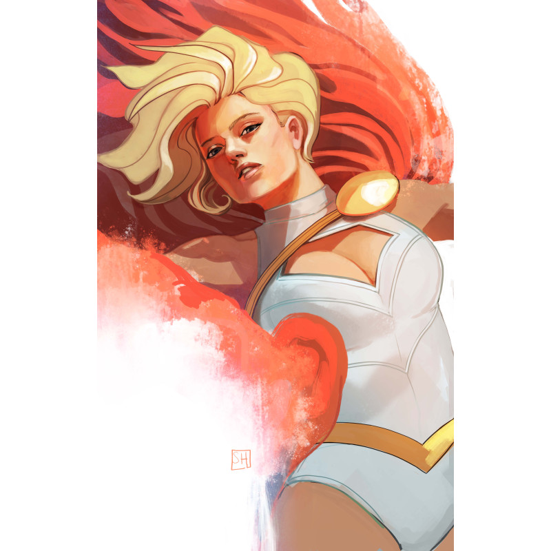 JUSTICE LEAGUE RED 6 (OF 6) CVR B STEPHANIE HANS CARD STOCK VAR