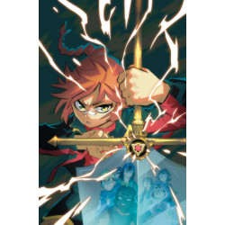 C.O.R.T. CHILDREN OF THE ROUND TABLE 5 (OF 6) CVR B TONY VALENTE CARD STOCK VAR