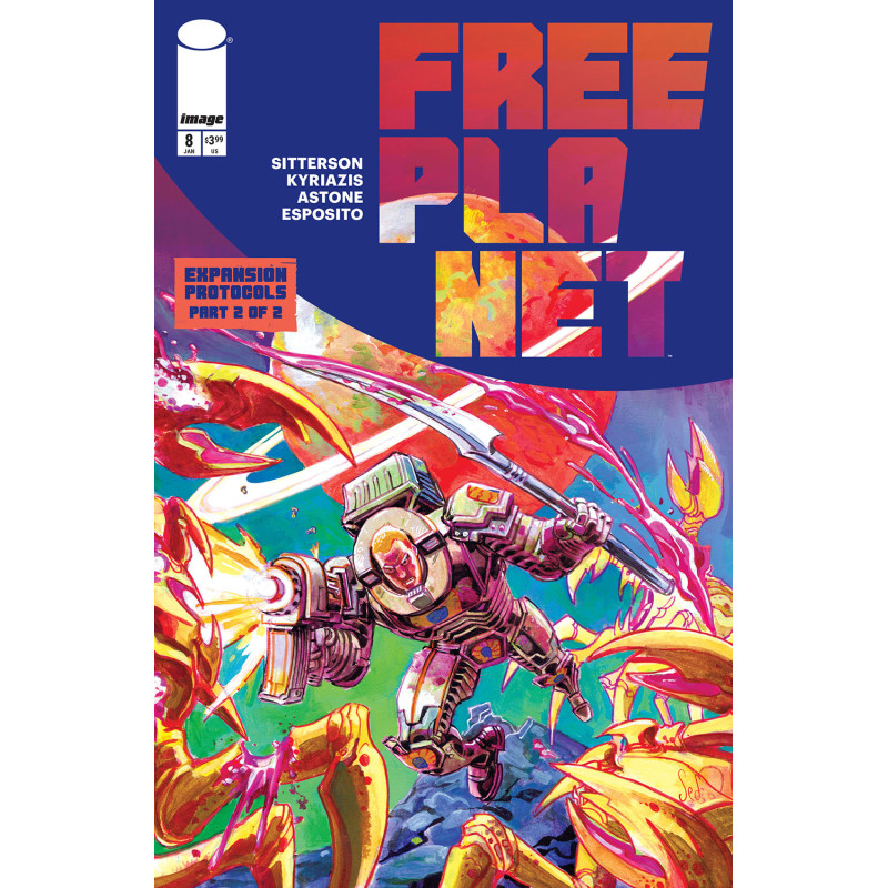 FREE PLANET 8 CVR A JED DOUGHERTY