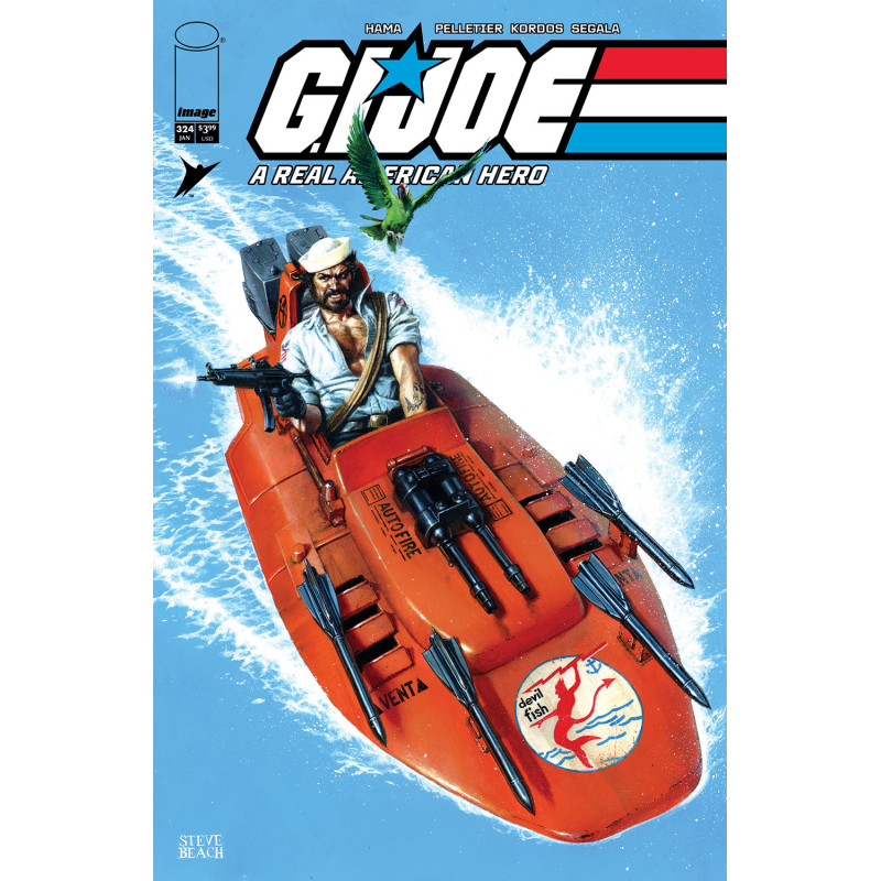 GI JOE A REAL AMERICAN HERO 324 CVR C STEVE BEACH VAR