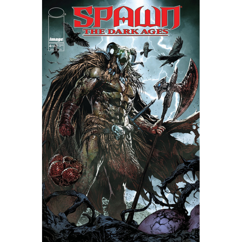 SPAWN THE DARK AGES 4 (OF 6) CVR B RAYMOND GAY VAR