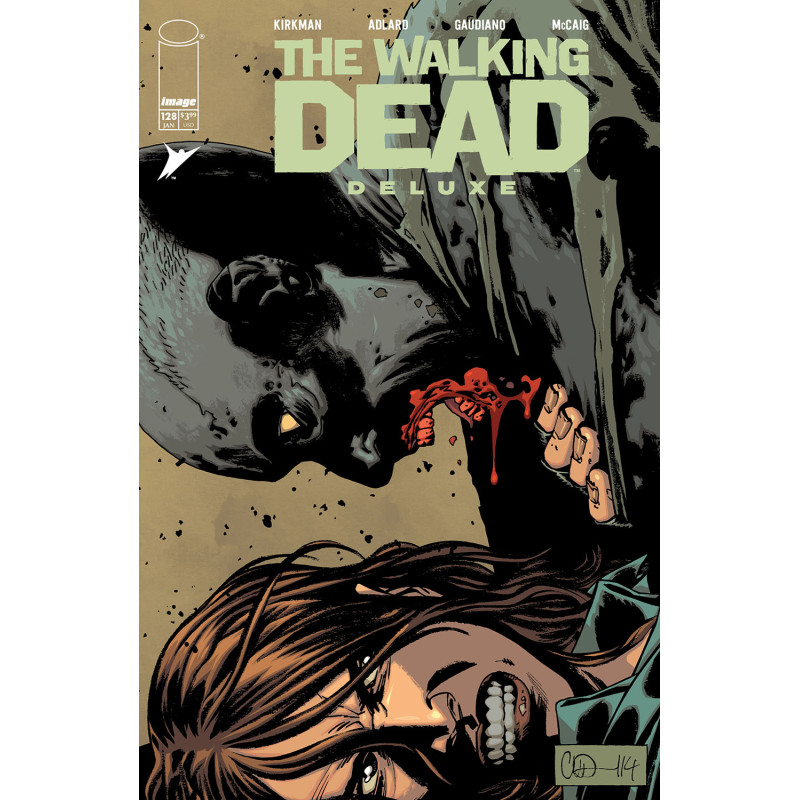 WALKING DEAD DELUXE 128 CVR B CHARLIE ADLARD & DAVE MCCAIG VAR (MR)