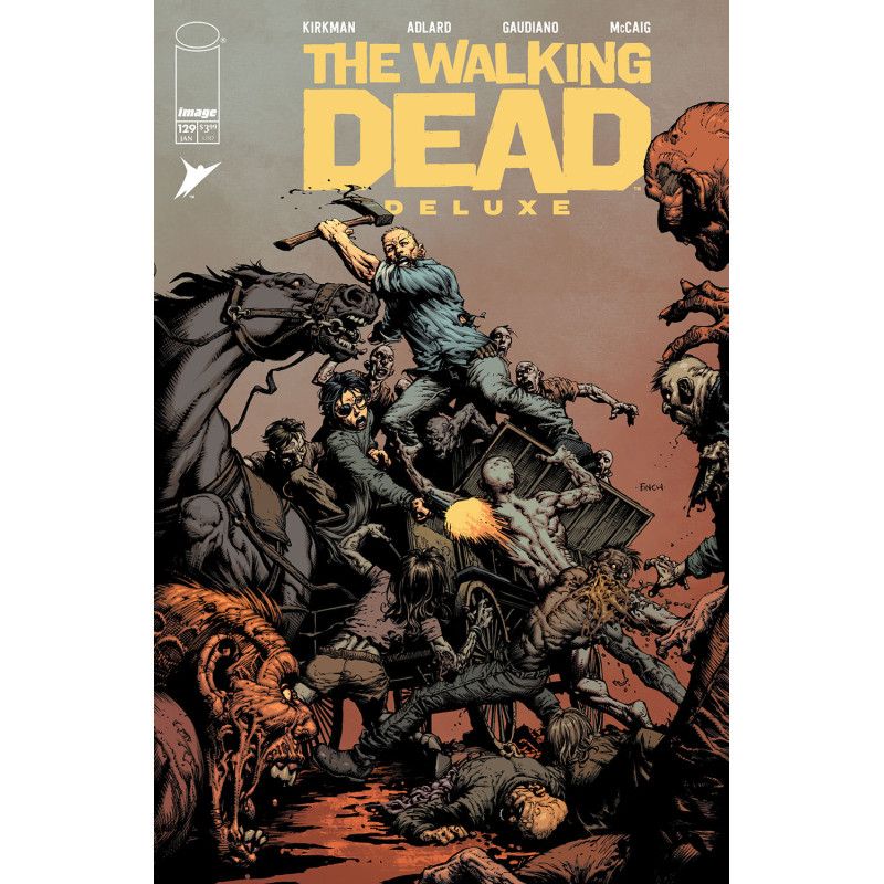 WALKING DEAD DELUXE 129 CVR A DAVID FINCH & DAVE MCCAIG (MR)