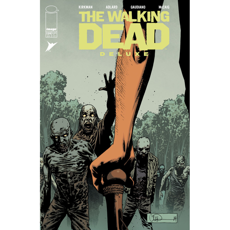 WALKING DEAD DELUXE 129 CVR B CHARLIE ADLARD & DAVE MCCAIG VAR (MR)