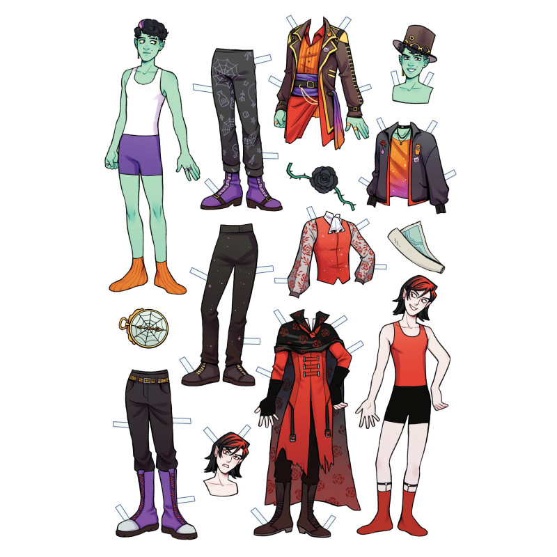 MONSTER HIGH: BOOMUDA TRIANGLE 1 CVR C BOWEN MCCURDY PAPER DOLL VAR