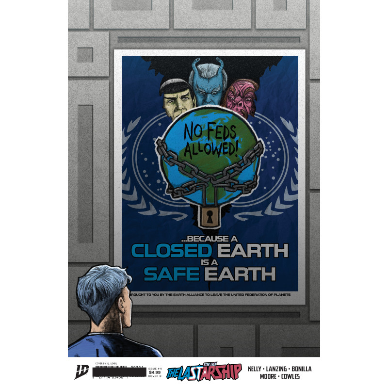 STAR TREK: THE LAST STARSHIP 4 CVR B J.J. LENDL VAR