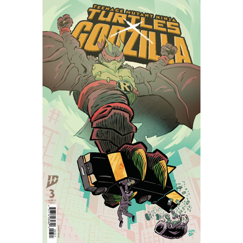 TEENAGE MUTANT NINJA TURTLES X GODZILLA 3 CVR B JUNI BA VAR